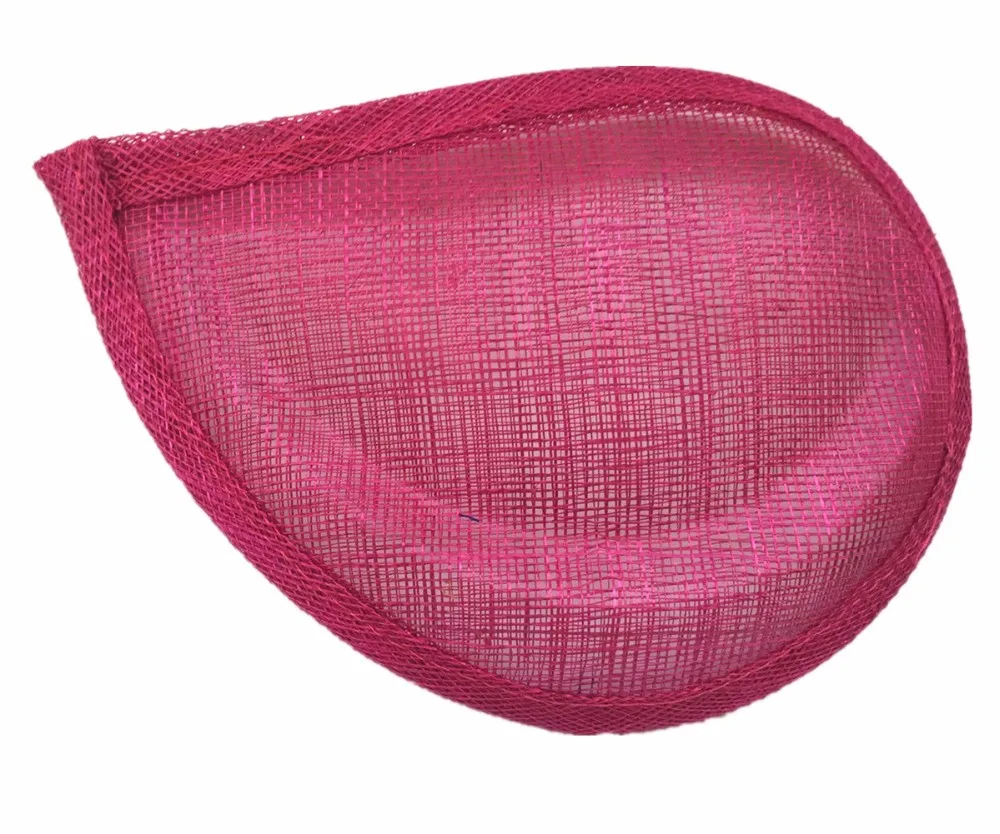 1 шт. 6," x 4,5" КАПЛЕВИДНАЯ шляпа Sinamay Вуалетка основа Millinery Ремесло Материал B064