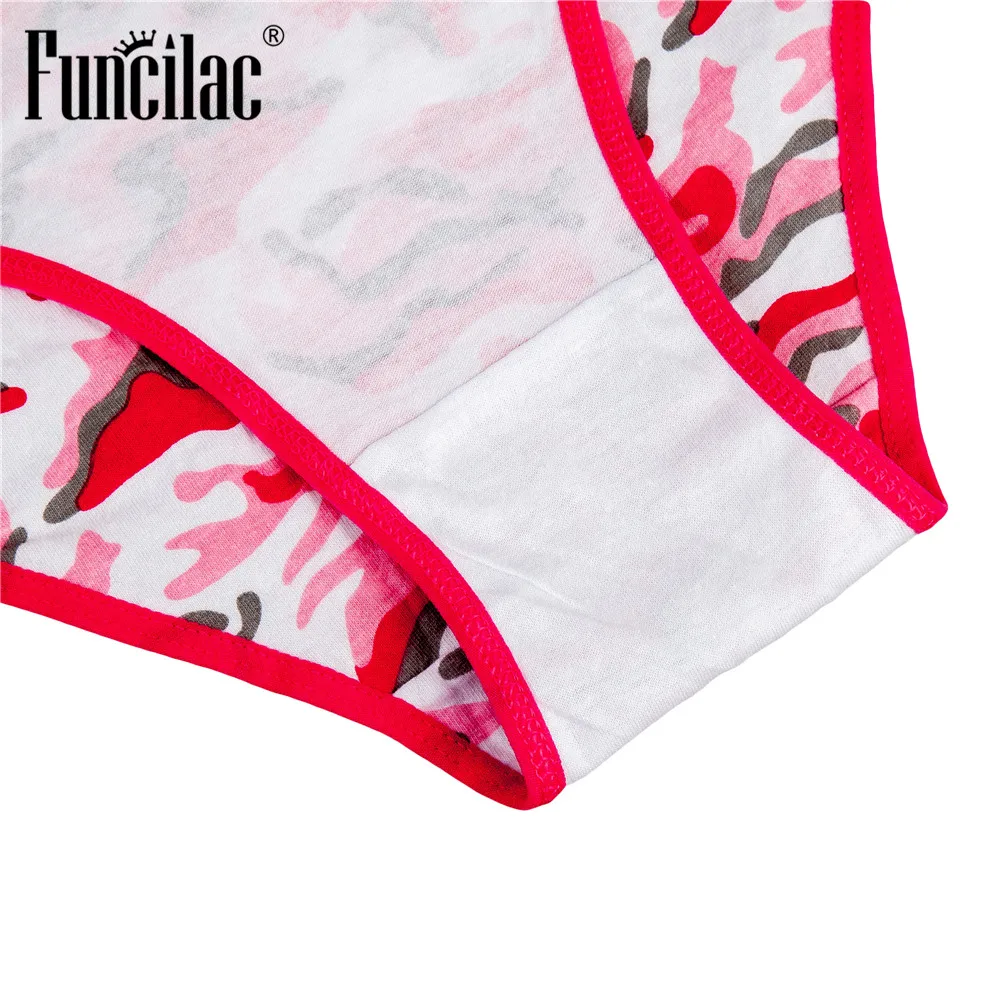FUNCILAC трусы для женщин нижнее белье из хлопка женские сексуальные бесшовные с