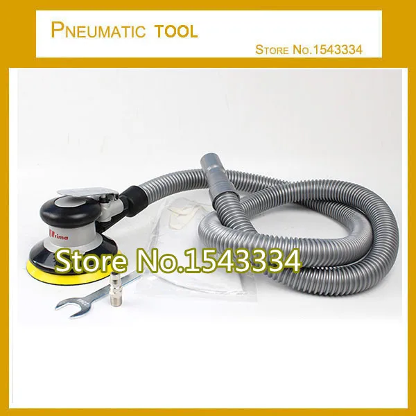 Бесплатная доставка 5 &quotпневматическая шлифовальная машина с вакуумным