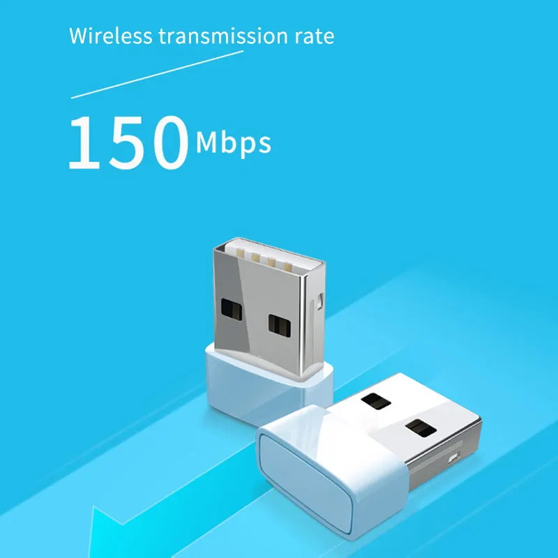 Мини USB беспроводной Wi Fi адаптер Антенна Бесплатный драйвер для настольного