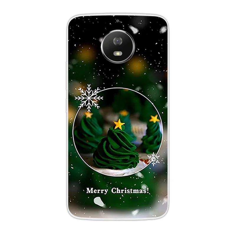 Чехол для Motorola Moto G5S Рождественский дизайн силиконовый чехол 5 2 &quot Для XT1793 XT1794