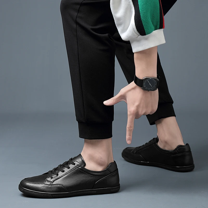 Мужские кроссовки Мужская обувь из натуральной кожи размеры 36-45 ручной работы