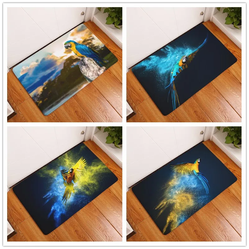 Новое поступление пыленепроницаемые ковры с изображением попугая