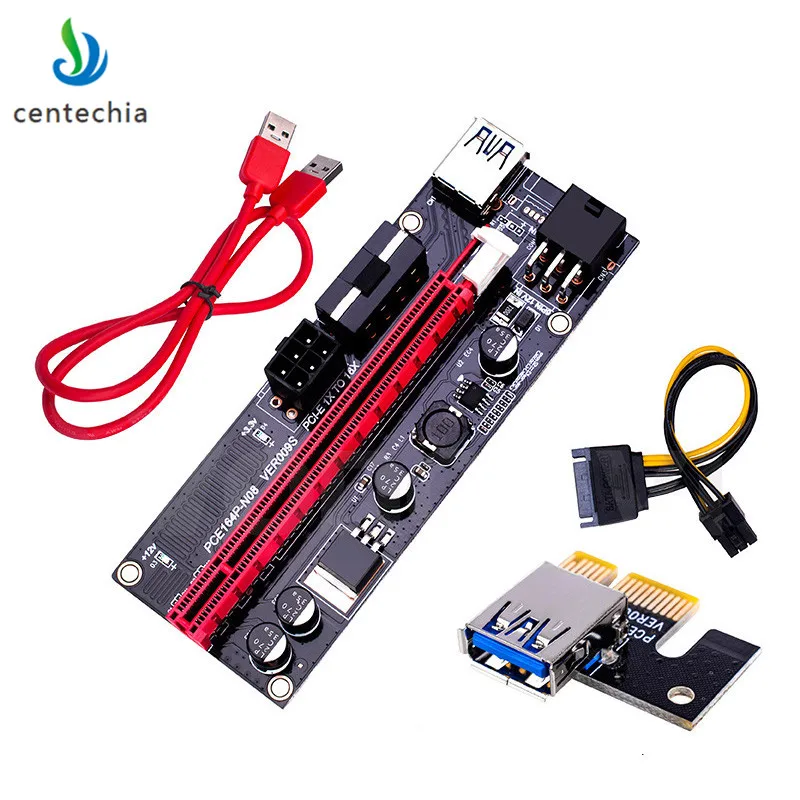Высококачественная Райзер карта VER 009S PCI E 1X до 16X LER удлинитель Express адаптер USB 3 0