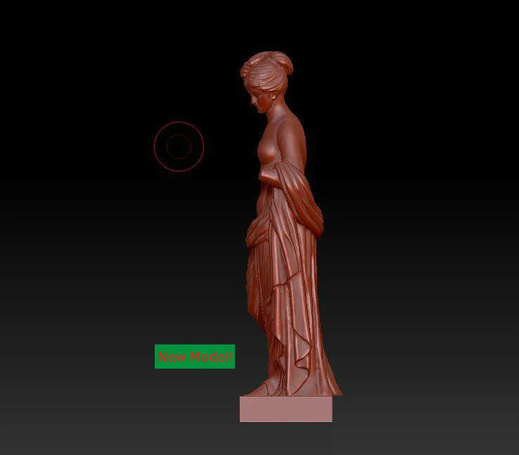 Модель 3D формат stl для машины с ЧПУ женщин длинными волосами|3d model stl|model stl3d models |