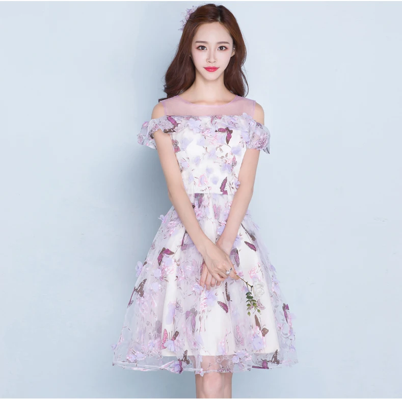 Loverxu Аппликации Pattern Мода Идеальный Вечерние Платья | Свадьбы и торжества