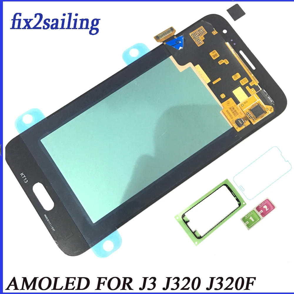 Супер AMOLED для Samsung Galaxy J3 2016 J320 J320F J320FN ЖК дисплей с сенсорным экраном дигитайзер