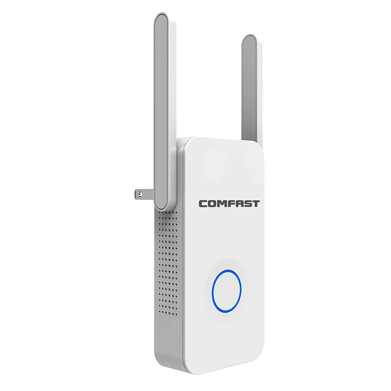 COMFAST Беспроводной Wi-Fi ретранслятор 1200 Мбит/с 2 4 + 5 8 ГГц двухдиапазонный Plug Play AC