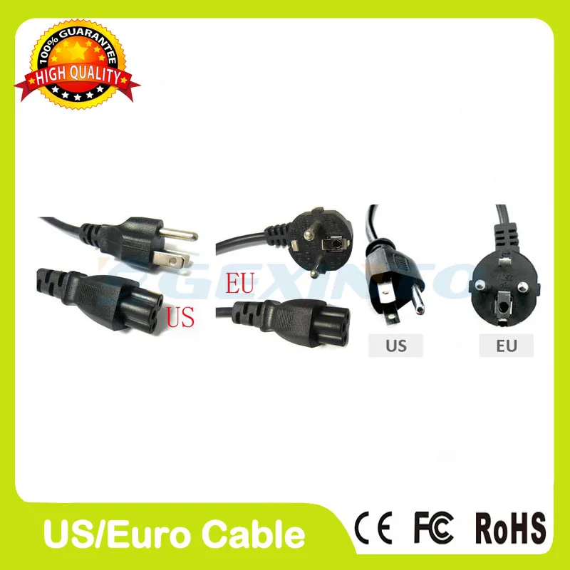 Шнур питания с американской/европейской вилкой для адаптера зарядного