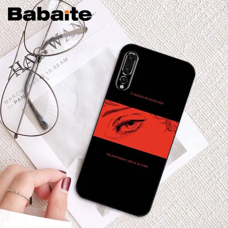Мягкий чехол для телефона Babaite с красивыми мультяшными глазами из Аниме Девушки