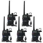 Рация BaoFeng UV-5R, 5 шт.лот, профессиональная CB-радиостанция Baofeng UV5R, 128CH, 5 Вт