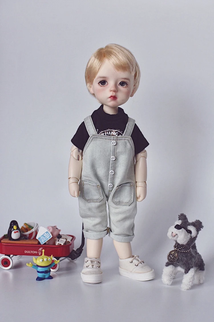 1 шт. повседневный джинсовый комбинезон для кукол Blyth Licca Azone 1/6 BJD YOSD|Куклы| |