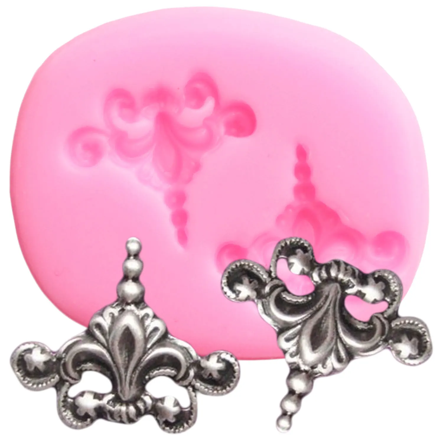 3D Craft Scroll Rlief угловая силиконовая форма для торта инструменты украшения тортов из