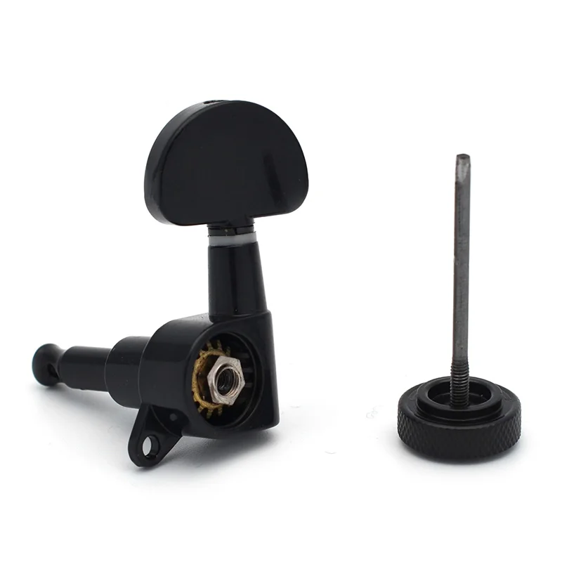 6 шт Зебра Стиль гитары автоматической блокировки строка Колки для Электрогитары