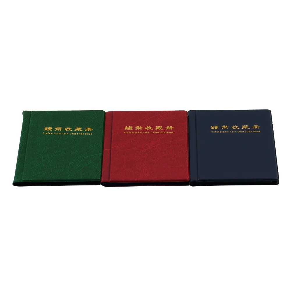 120 отверстий держатели для монет Альбом Книга Сбор Денег Пенни Органайзер сумки