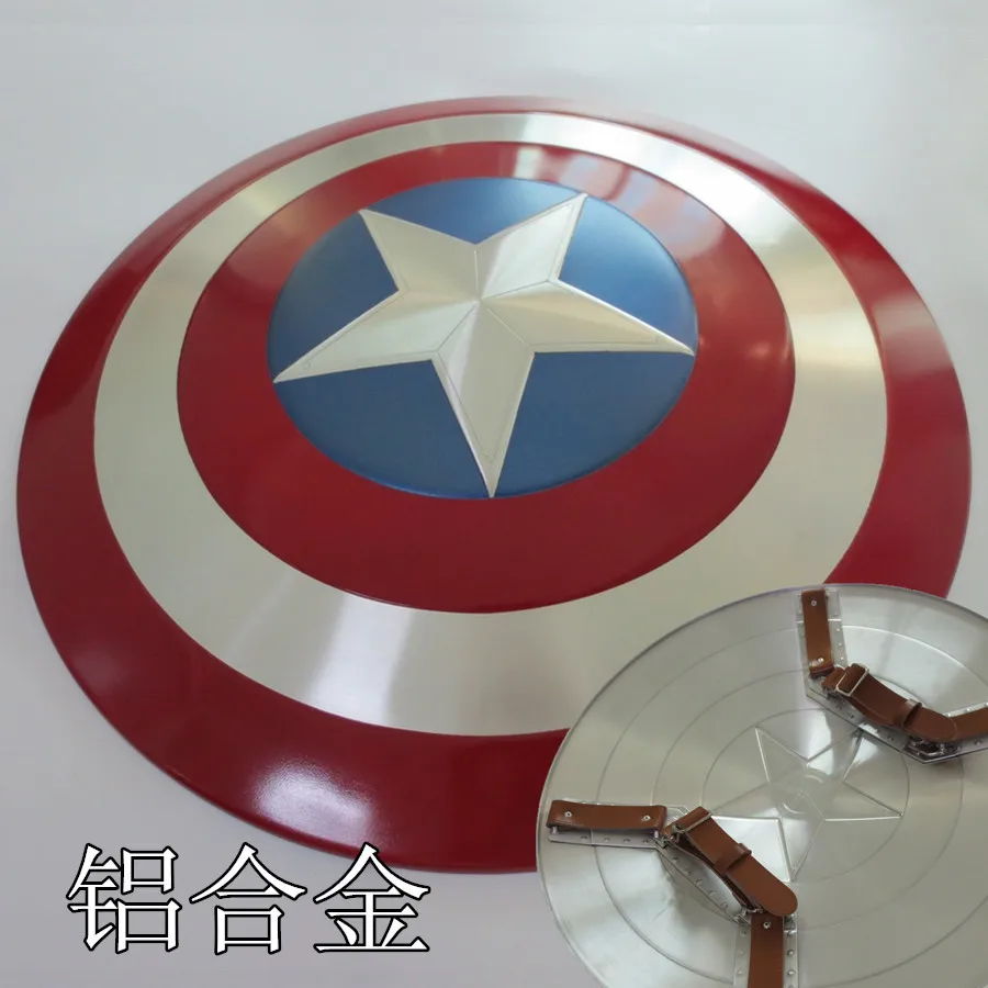 Полностью из сплава металла в стиле «Civil War 1/1», Капитан Америка, щит, 1:1, Реплика, модель для косплея