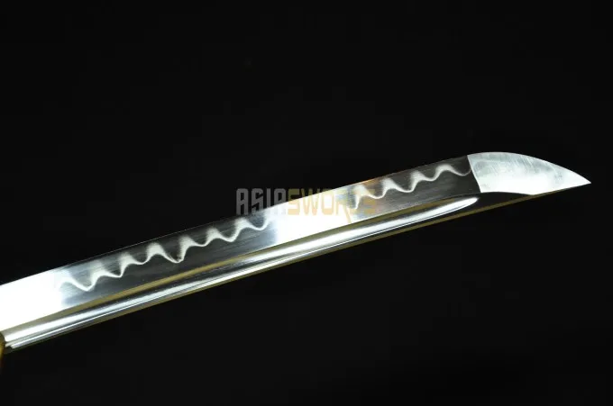 Бесплатная Sword Bag Верхнего Уровня Sharp Черный Кожаный Ручка Ручной T10 1095 Стали Глины