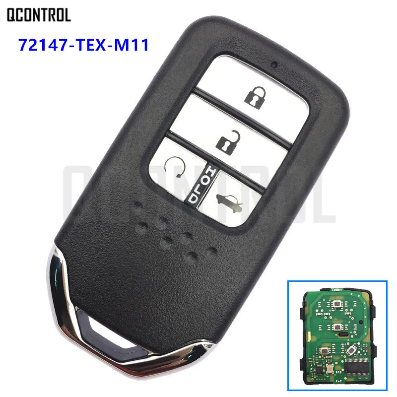Умный ключ QCONTROL 433 МГц для Honda Civic 72147 TEX M11 автомобильный пульт дистанционного