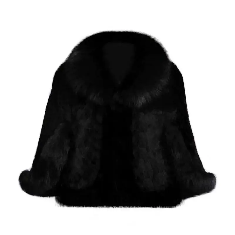 Шуба женская имитация лисьего меха 2018|Куртки из искусственного меха| |