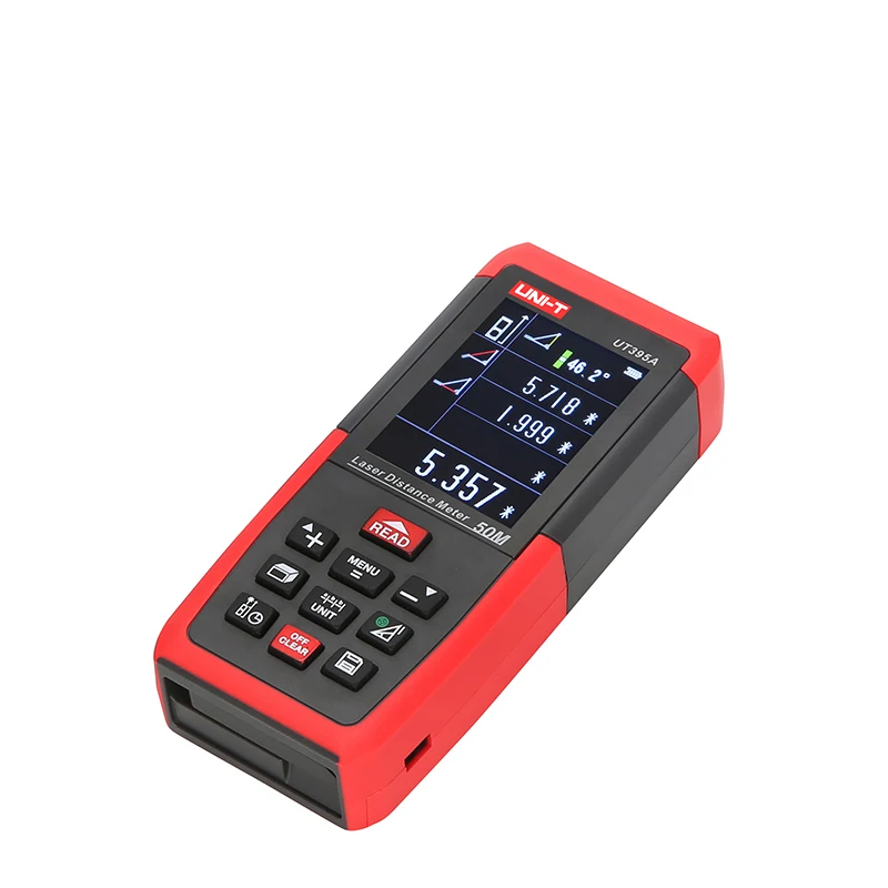 UNI-T лазерный дальномер USB 100 м 50 м 70 м дальномер UT395A UT395B UT395C Trena Лазерная профессиональная рулетка цифровой
