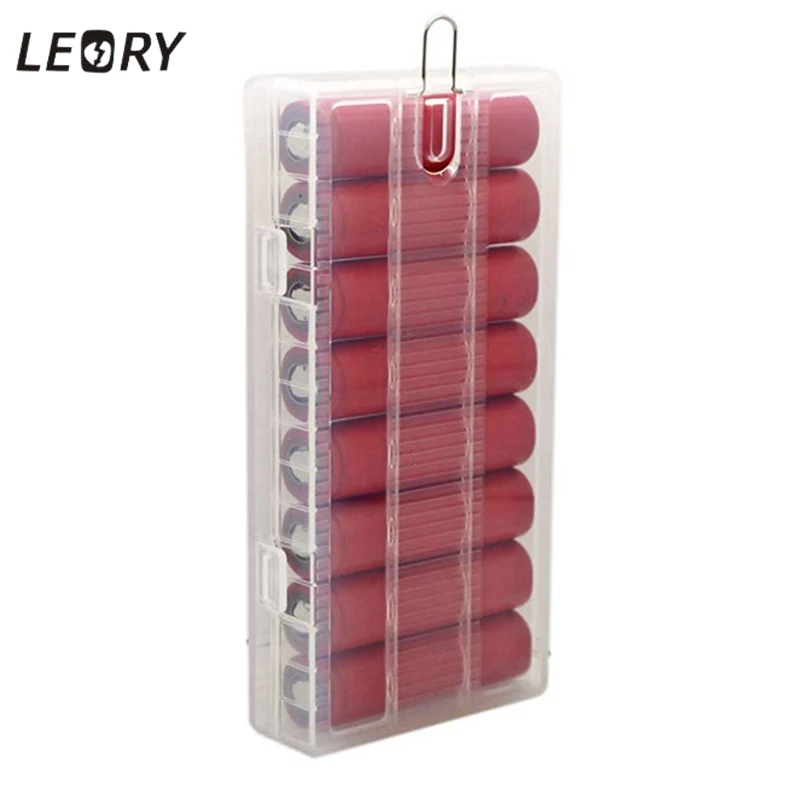 LEORY 8X18650 батареи чехол 18650 Power Sell пластик Nattery коробка для хранения сумка держатель