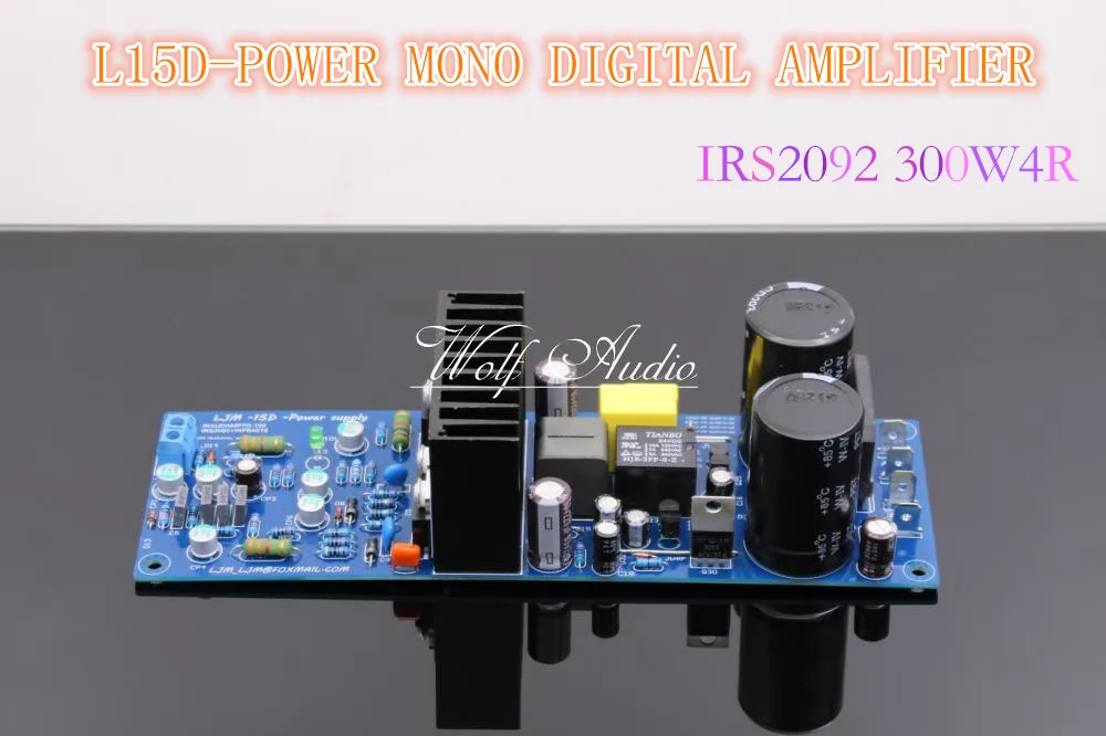 LJM аудио Собранный L15D POWER IRS2092 300 Вт моно усилитель мощности плата с защитой HiFi