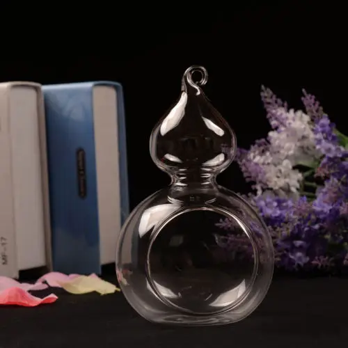 Стеклянный чайный светильник в форме кукурбит подсвечники подвесной домашний