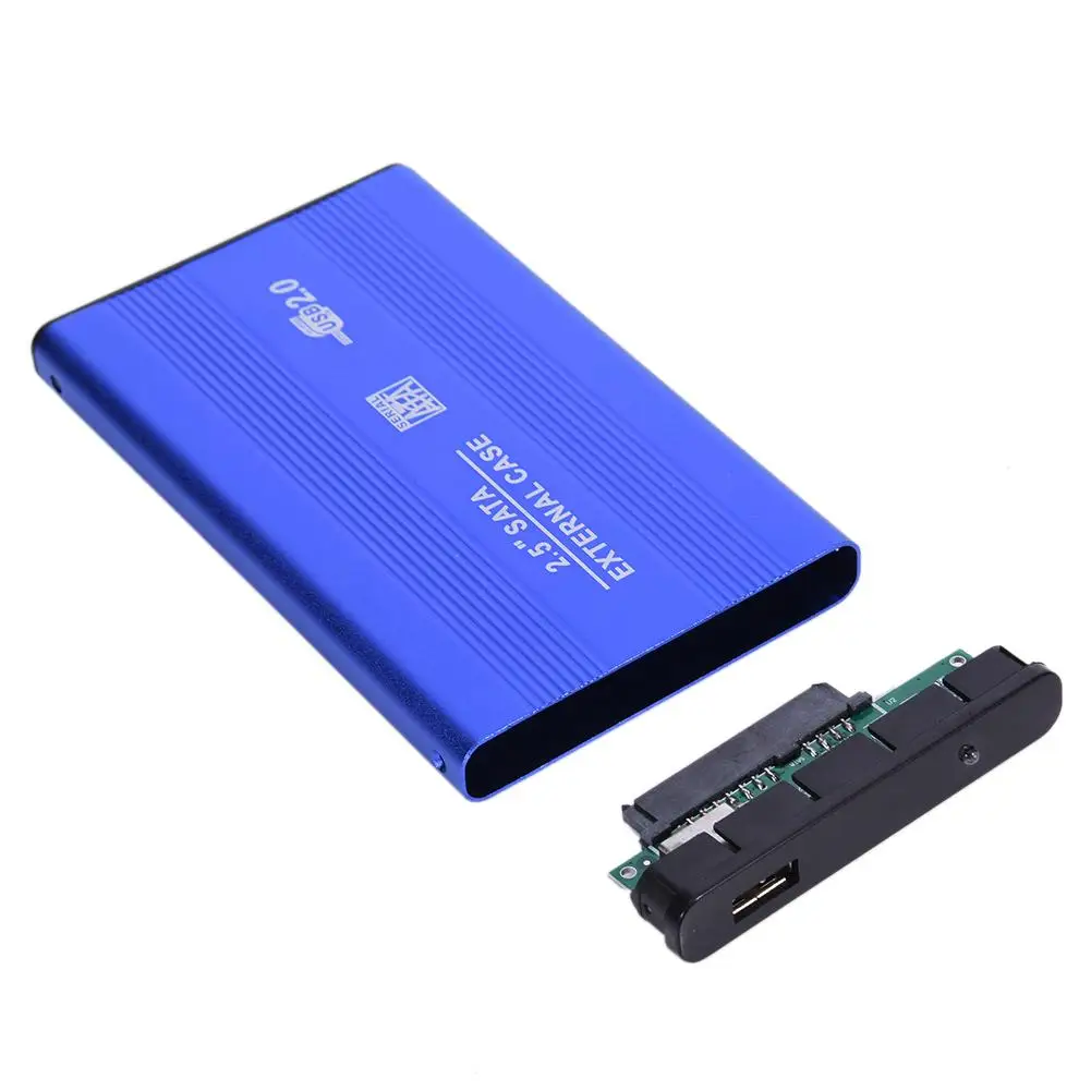 Алюминиевый сплав USB 2,0 коробка SATA 2," HD коробка жесткий диск картридж HDD жесткий диск чехол HDD внешний корпус для хранения
