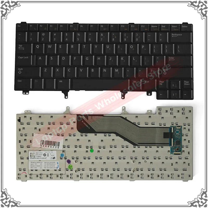 Оригинальная английская клавиатура для Dell Latitude E6320 E6330 E6420 E6430 E6440 E5420 E5430 сменная с