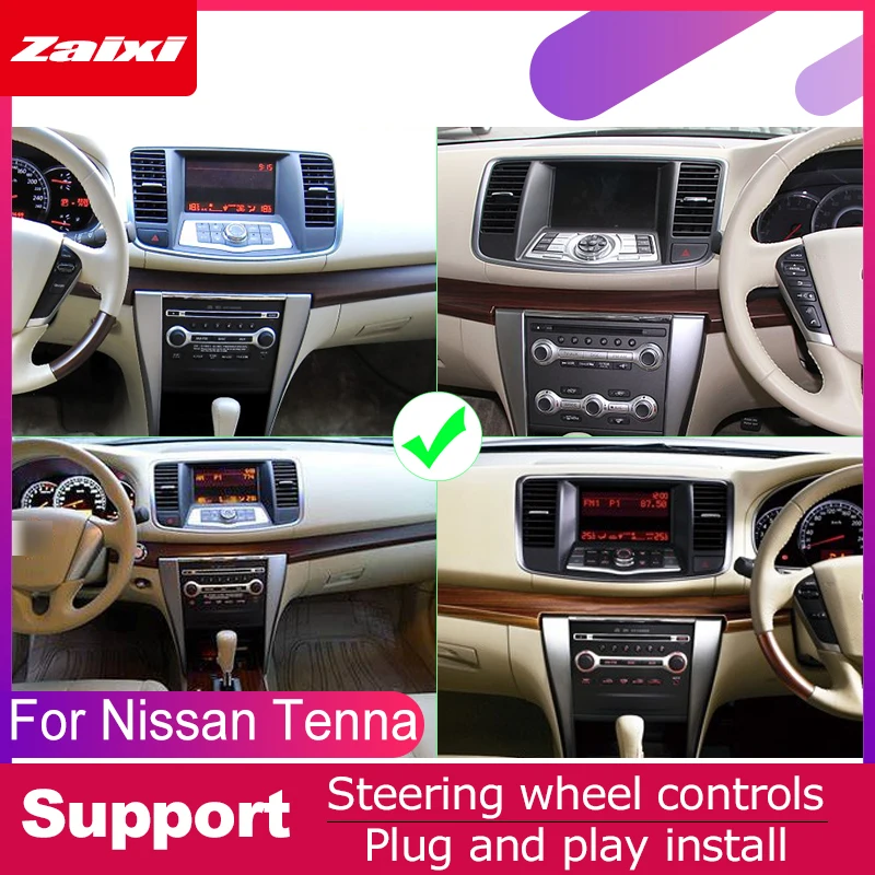

ZaiXi 2 DIN Auto Player GPS Navi Navigation For Nissan Tenna 2008~2013 Car Android Multimedia System Screen Radio Stereo