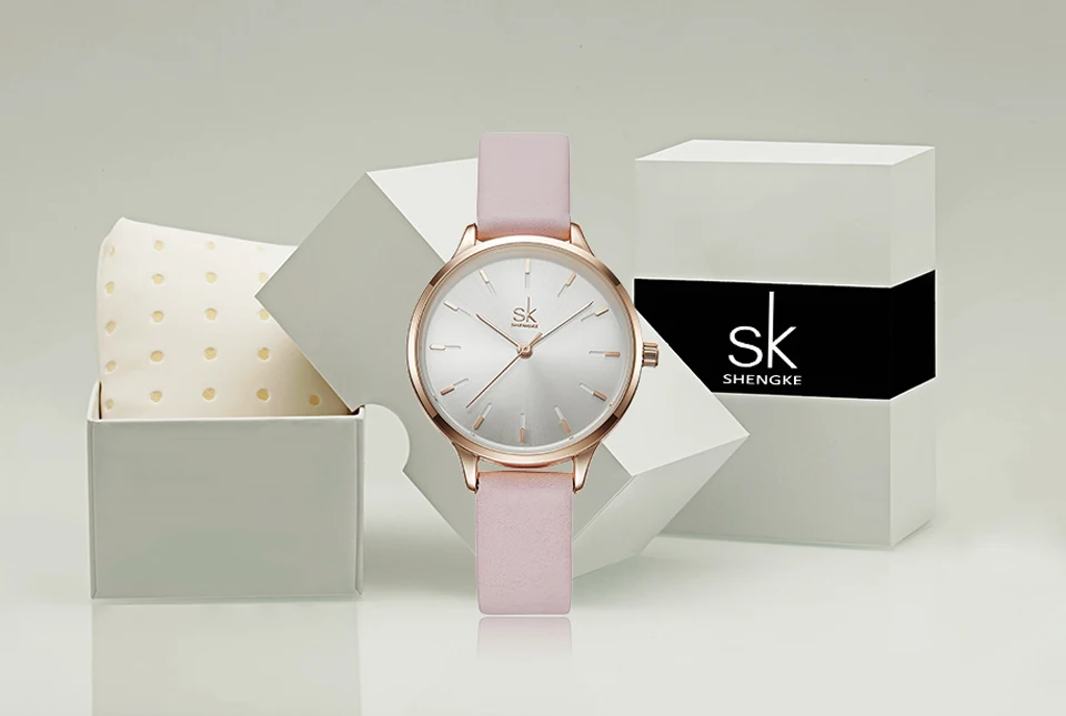 Shengke часы женские брендовые модные кожаные женские наручные часы Relogio Feminino SK Женские повседневные часы для женщин# K8025