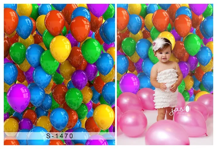 Виниловый тканевый фон для фотосъемки новорожденных детей с красочными