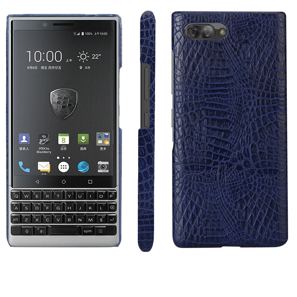 Luxury crocodile Matte Case For BLACKBERRY KEY2 Key 2 Phone Funda Cover for KeyOne Priv Q20 Q30 Ultra Slim Shell |