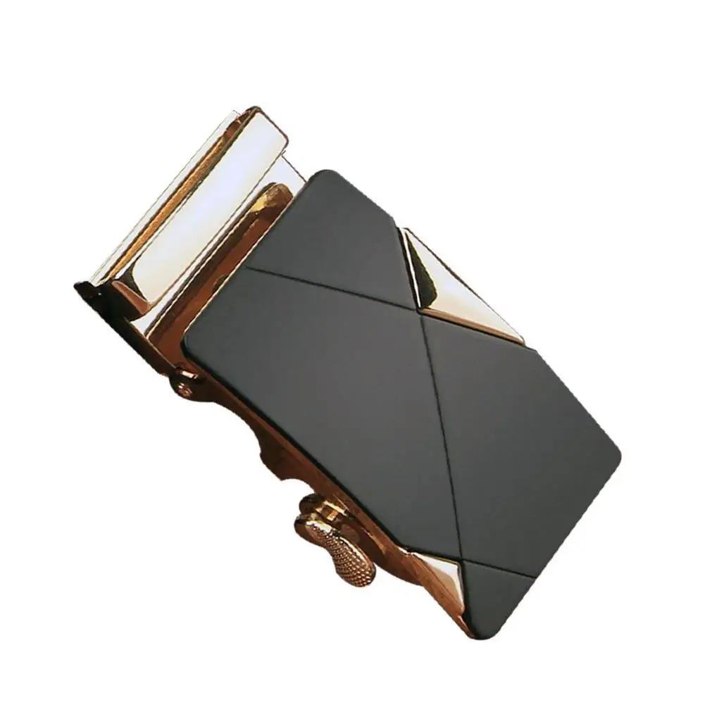 Модные Роскошные сплав автоматические пряжки для ремней мужчин кожаный пояс