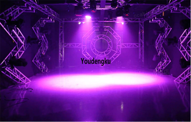 Оптовая продажа 6 шт. клубный светильник вращающаяся головка rgbw led zoom 36x10 Вт 4в1