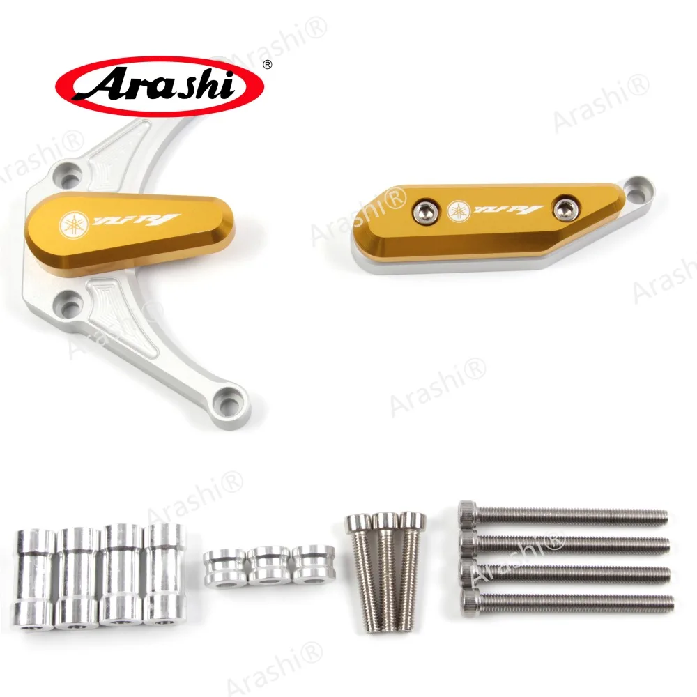 Араши протектор двигателя мотоцикла защитный чехол для YAMAHA R1 2009 2010 09 10 мотоцикл