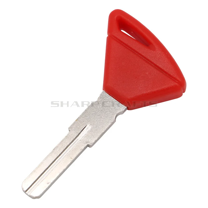 Middle Right Slot Motorcycle Blank Key Uncut Blade For Aprilia Tuono Apulia RSV4 1000 RSV RSV1000 Dorsoduro 750 1200 Black Red