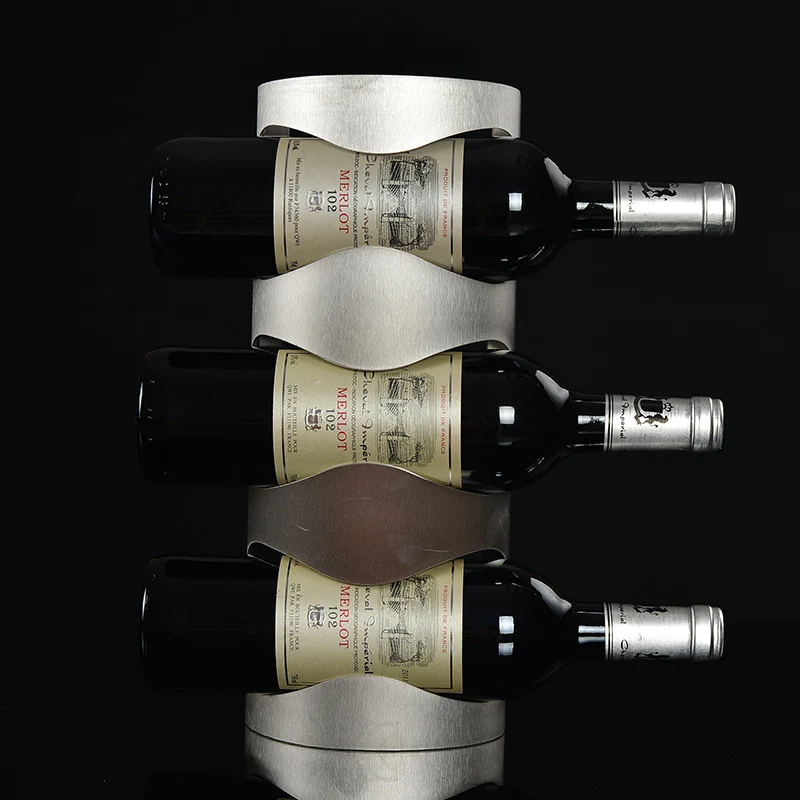 Винная Вешалка из нержавеющей стали подвесная полка для бутылок винная