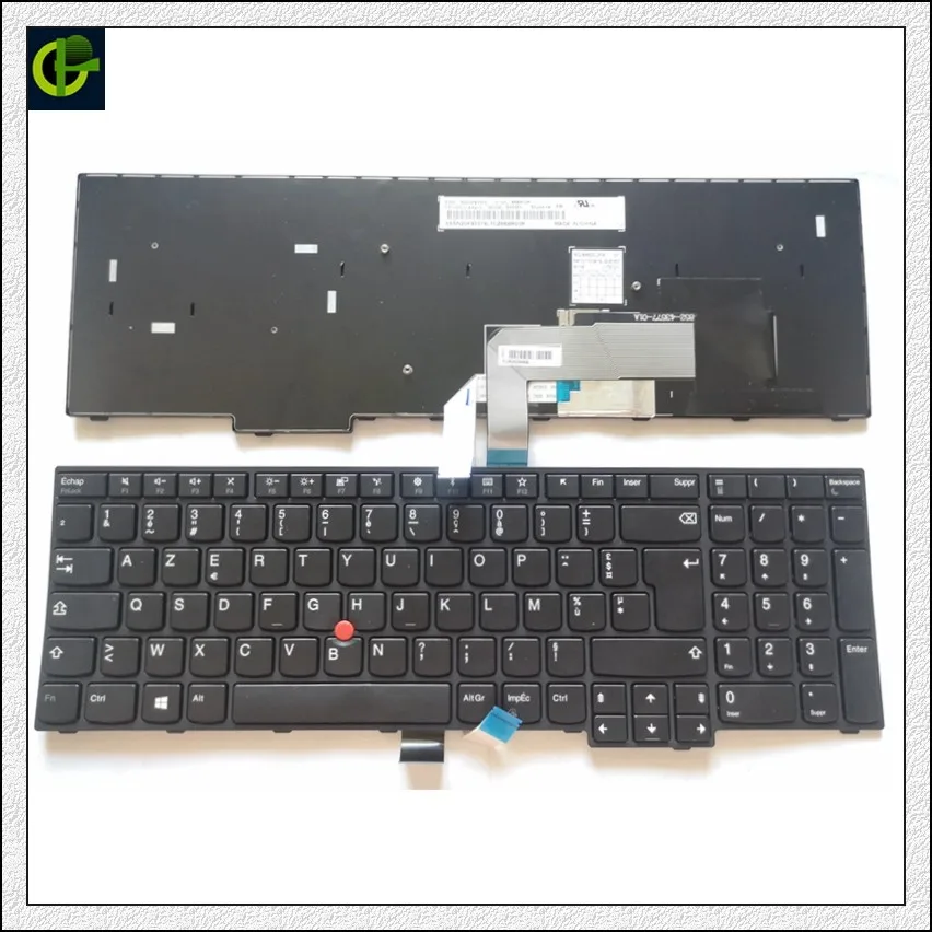 Оригинальная Французская клавиатура Azerty для LENOVO IBM ThinkPad E570 E575 01AX160 01AX200 PK1311P1A00