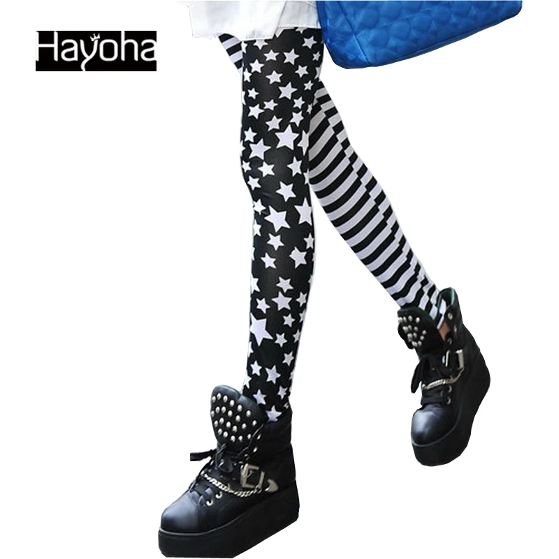 Леггинсы для фитнеса HuMore готические Женские легинсы со звездами зимние штаны FW95