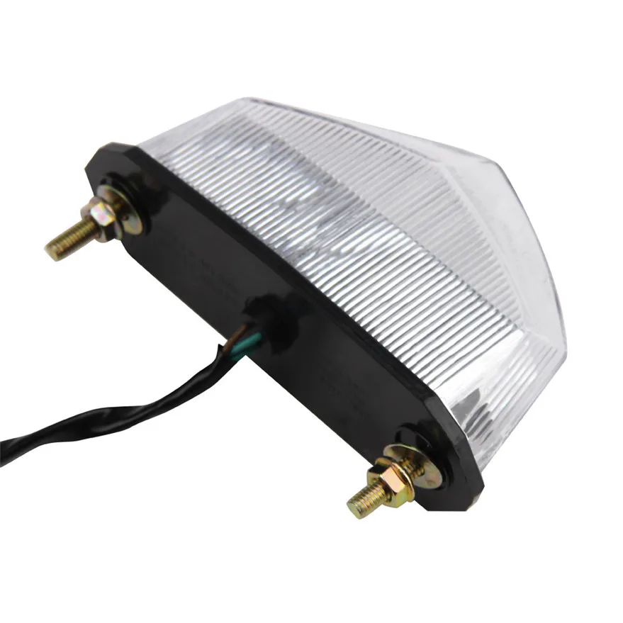 Универсальный Мотоцикл ATV 10 красный светодиодный стоп-сигнал задний фонарь