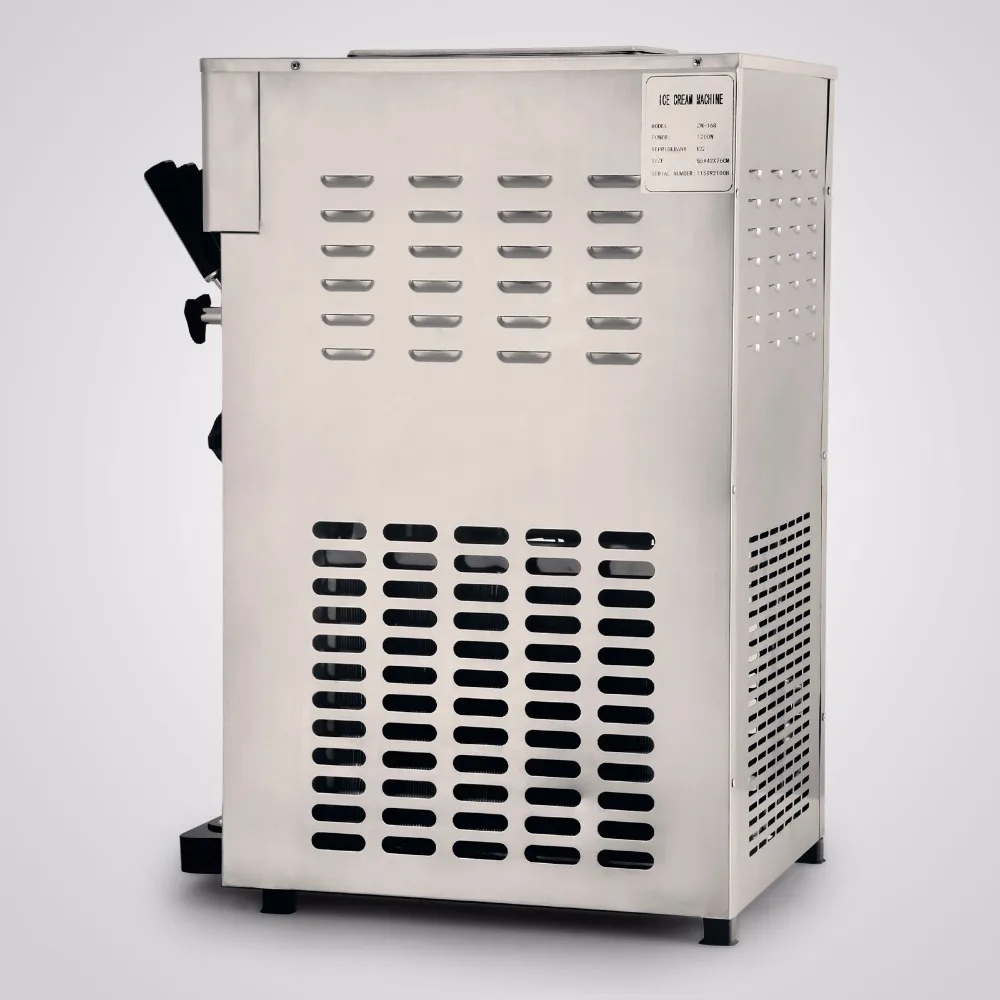 

3 Flavor Soft Ice Cream Maker Frozen Yogurt Machine 18L/H LCD Display