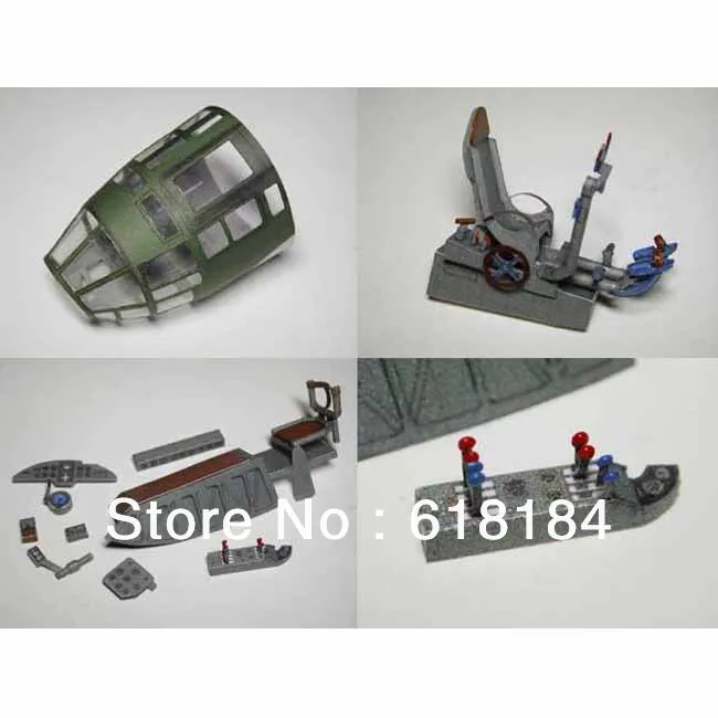 Лучшие sellings бумажная модель самолета diy игрушки 68 см размах крыльев 1:33 немецкие
