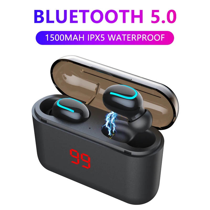 Bluetooth наушники 5 0 HBQ TWS True беспроводные головные уборы спортивные свободные 3D