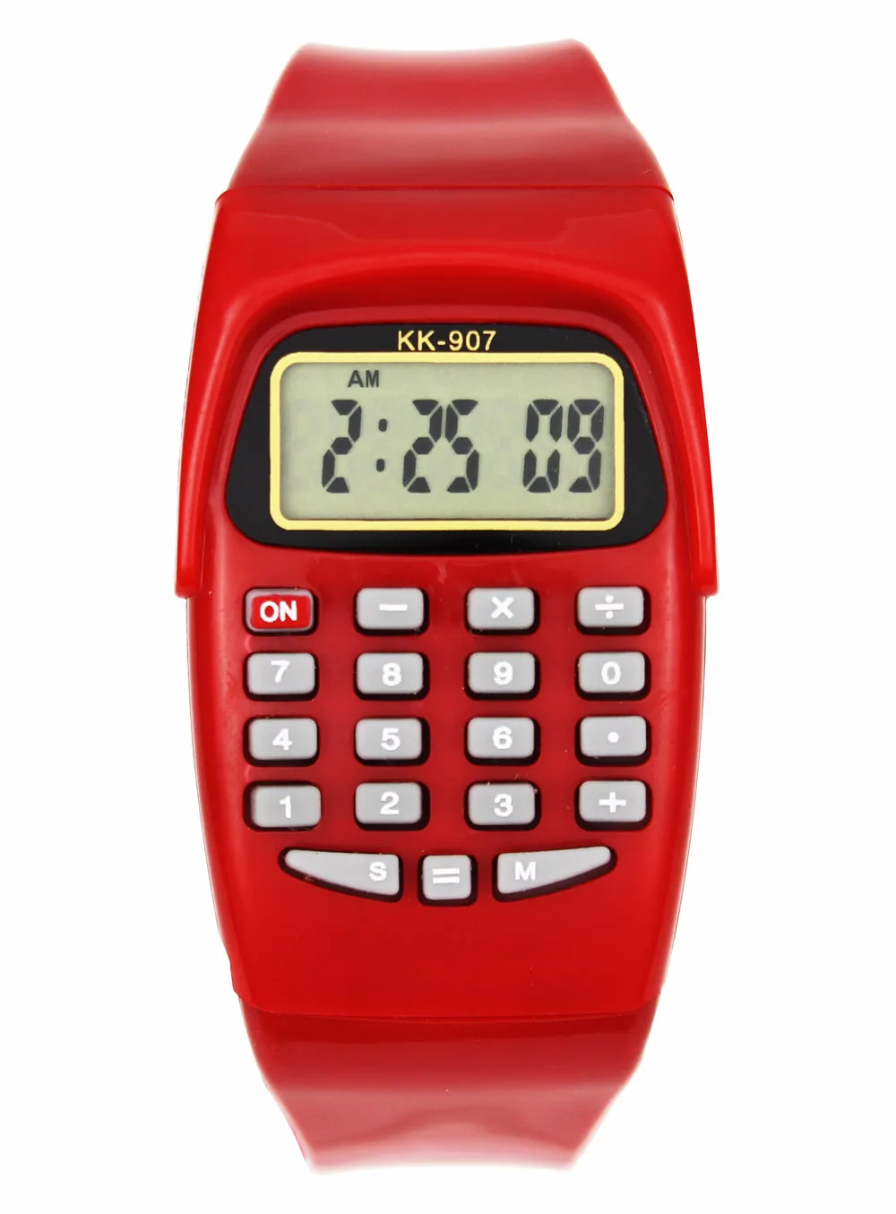 Светодиодный калькулятор часы электронные цифровой хронограф компьютер детей