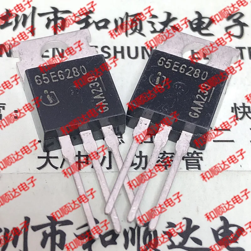 10 шт./лот 65E6280 IPP65R280E6 New TO-220 700V 39A | Электроника