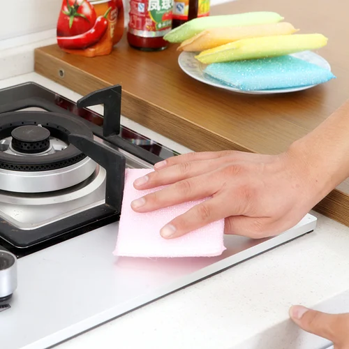 5 шт./лот оптовая продажа магические чистящие инструменты губка для мытья посуды