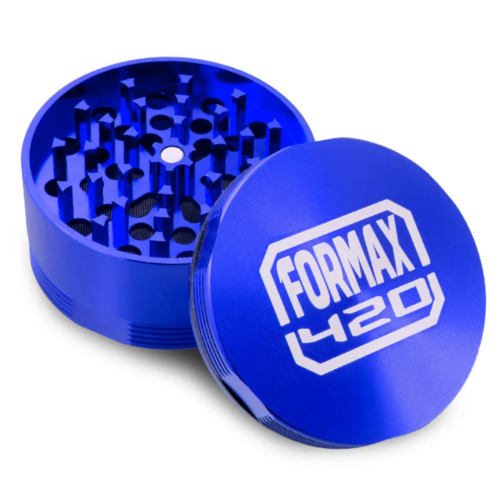 Formax420 2 5 дюйма/62 мм 4 шт. синяя алюминиевая травяная шлифовальная машина с ловцом