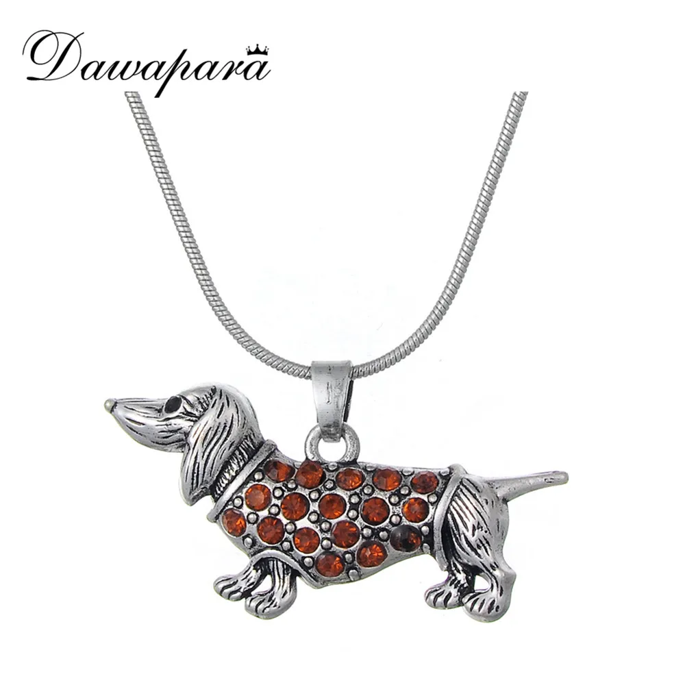 Красные стразы Подвески для собак ювелирные изделия подвески в виде животных