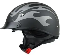 3 Мотоциклетный шлем для Чоппер-Байков для поездок на велосипеде шлем-Новинка шлем в горошек - Цвет: 3